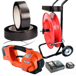Ensemble cercleuse sur batterie GT-ONE 10-16 mm pour feuillard PP