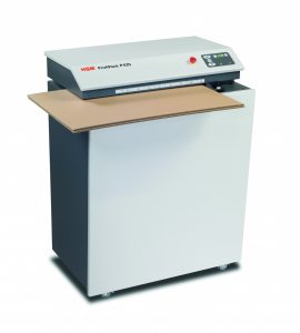 Broyeur de carton HSM ProfiPack P425 transformant des cartons usagés en matériau de calage