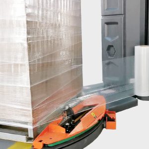 Filmeuse automatique de palettes SMARTWRAP X10 PRE-STRETCH dispositif de coupe et de fixation