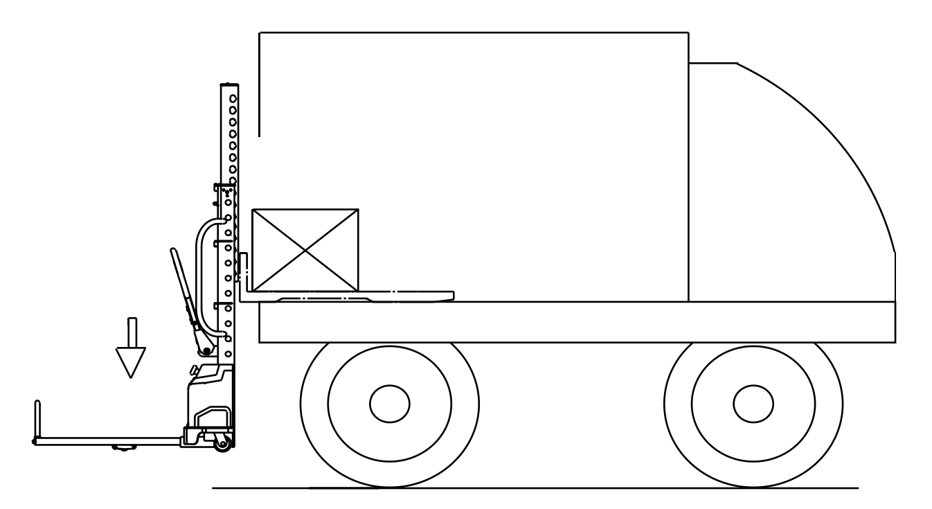 Instructions de sortie du gerbeur électrique auto-élévateur et d’utilisation
