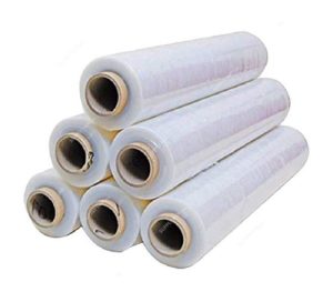 Six rouleaux de film étirable manuel transparent 500 mm, 23 µm, sur mandrins en carton